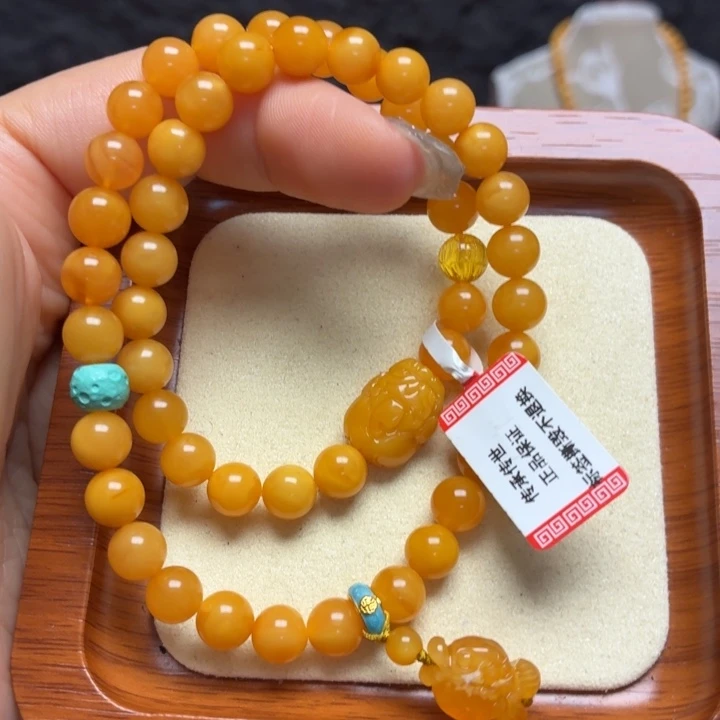 蜜蜡未镶嵌手链手串