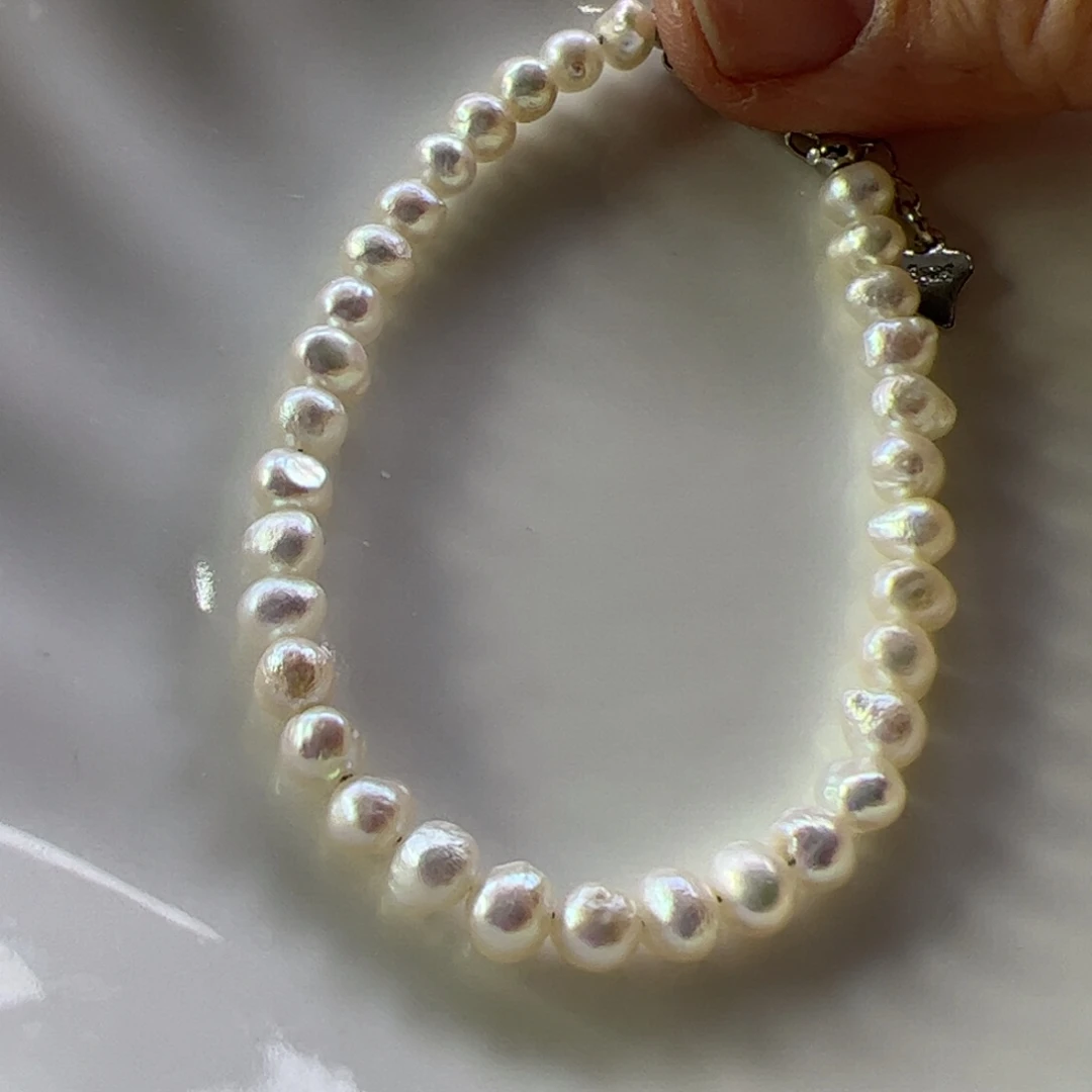 手绳合金淡水珍珠