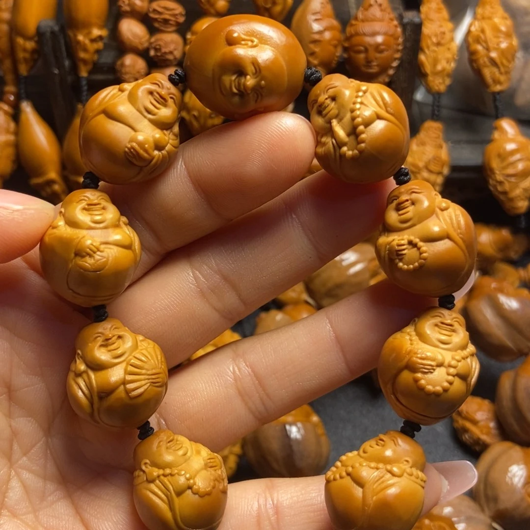 【闪购商品】手串/手链橄榄核灯泡弥勒