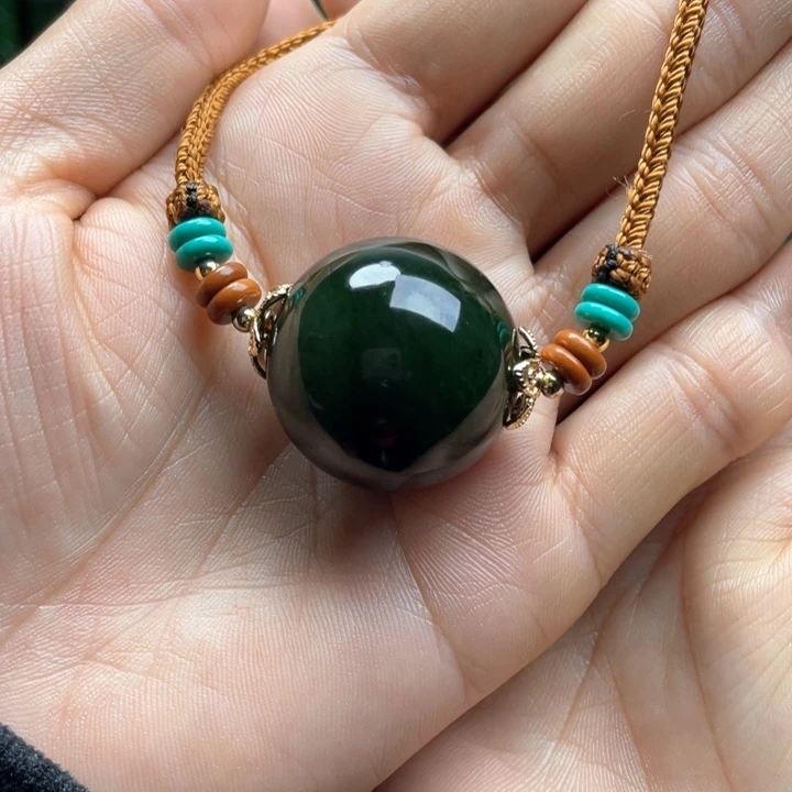 和田玉（碧玉）未镶嵌颈饰