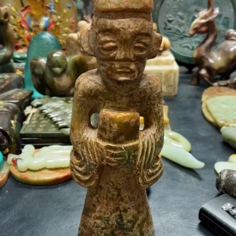 吊坠白玉菩提把件