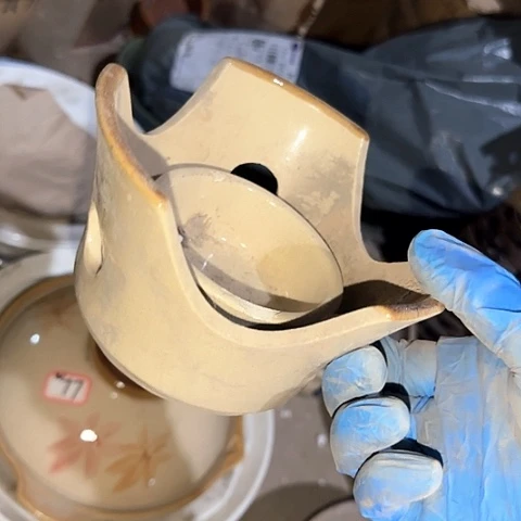 瓷片国营厂库存微瑕磕皮