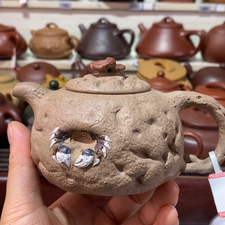 茶壶紫砂微瑕处理一把