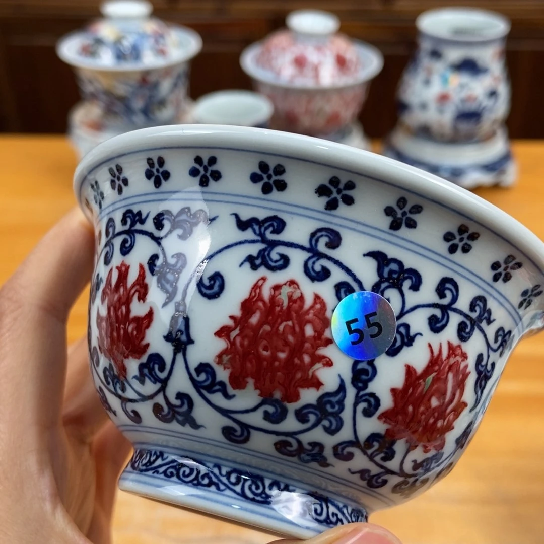 手绘现代茶具非古董
