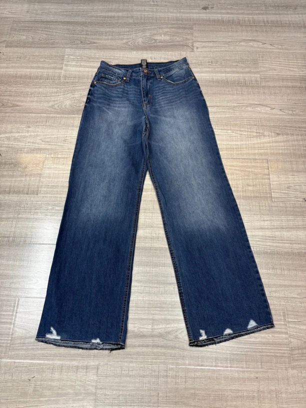 0071款洗水个性休闲舒适阔腿牛仔裤