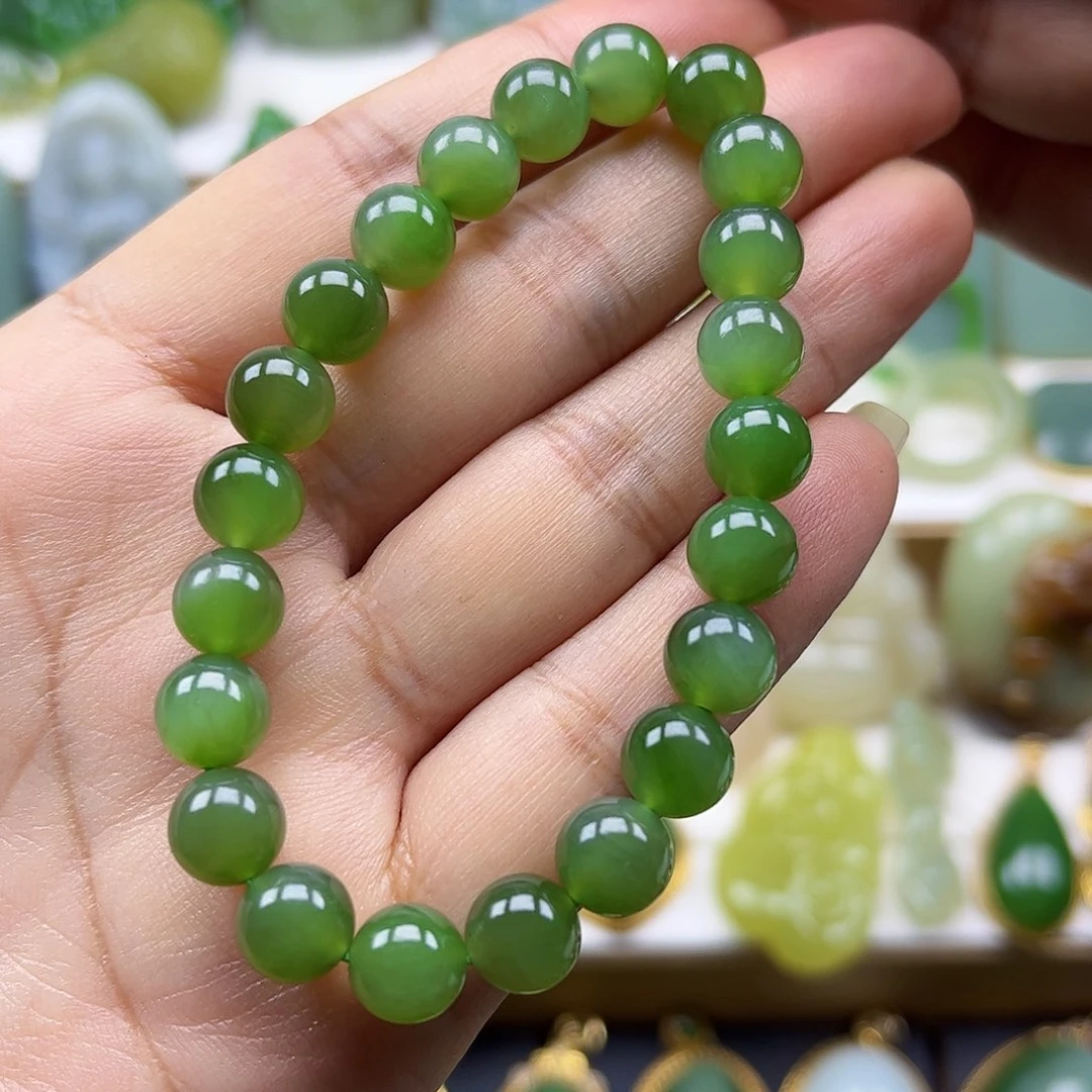 和田玉未镶嵌手串