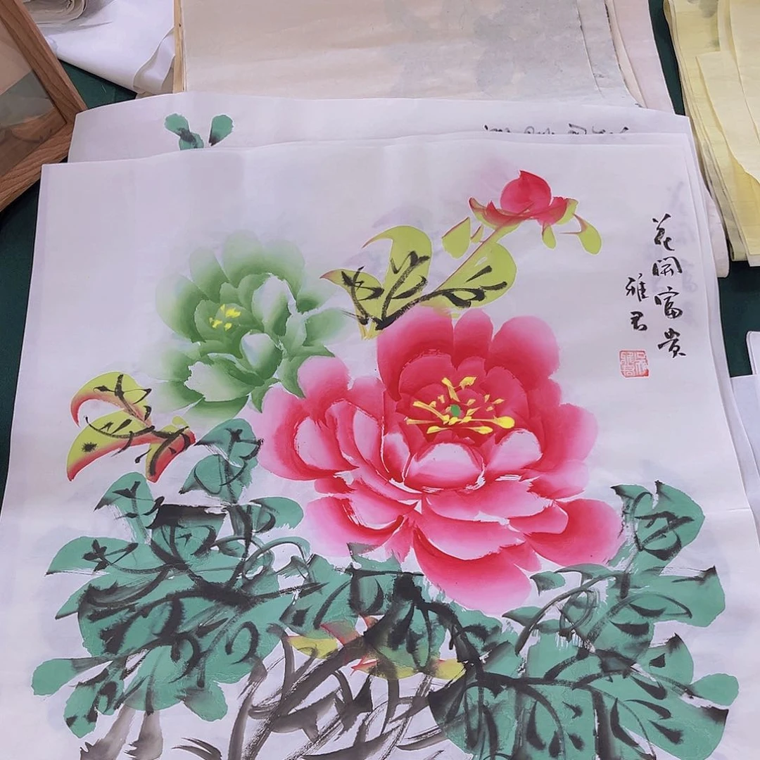 国画宣纸国画纯手绘作品