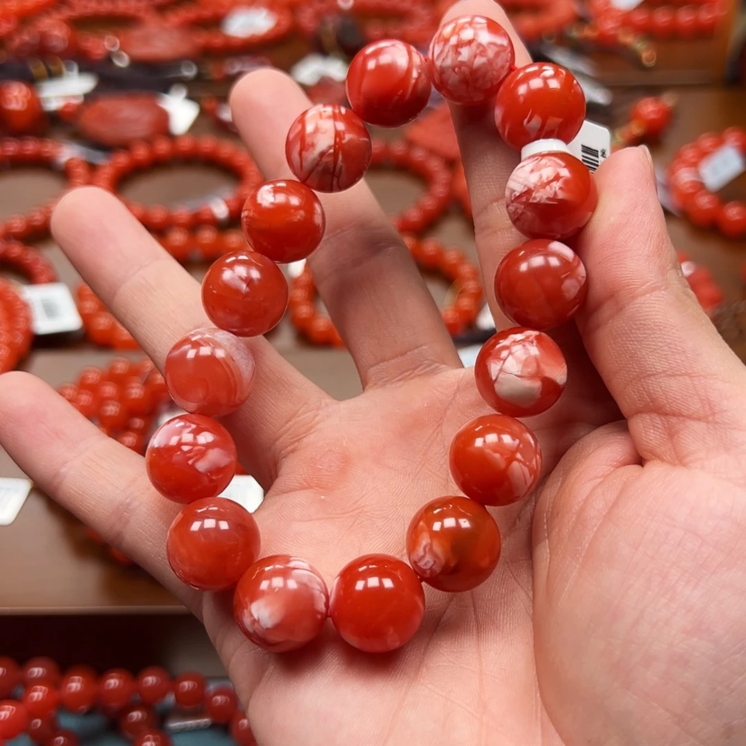 南红玛瑙未镶嵌手串