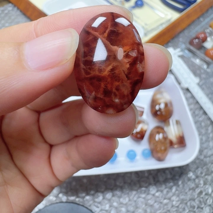 念***)水晶珠宝半成品未镶嵌