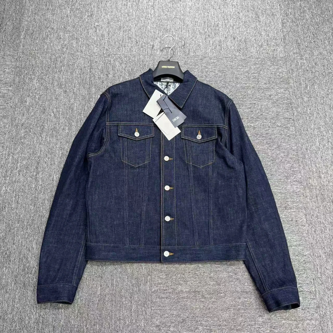 99新 DIOR/迪奥 内里满印老花牛仔夹克/52码/编码18838