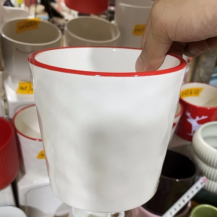 摆件陶盆有孔 微瑕介意勿拍
