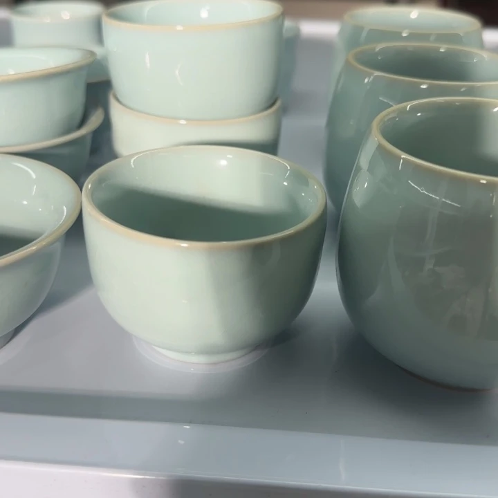 微瑕天青手工罗汉