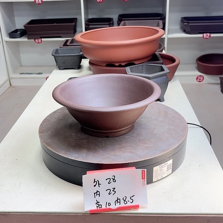 紫砂花盆小小圆盆