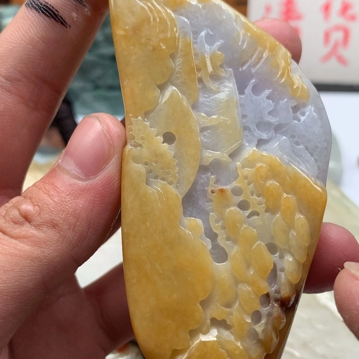 翡翠未镶嵌颈饰保真天然a货翡翠