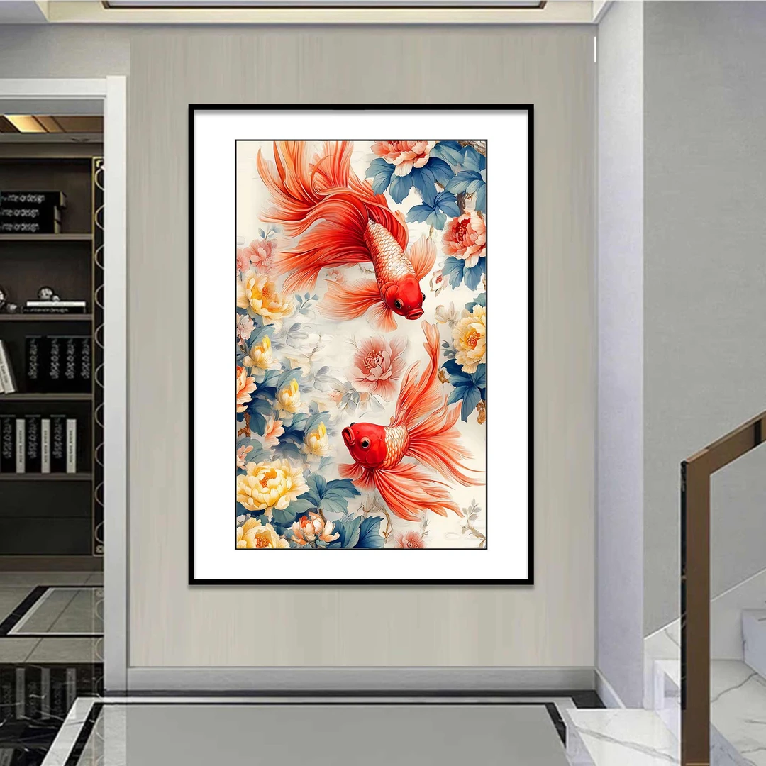 【新疆长绒棉绣布礼盒版】6933鸿运当头十字绣大格60x90厘米满绣