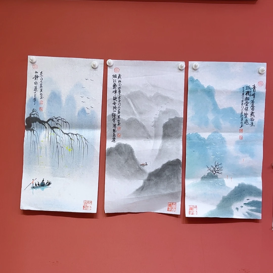 国画侯果山老师亲笔手绘作品朵