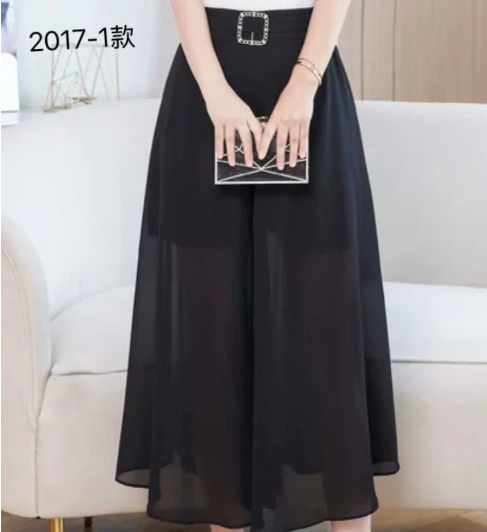 女士百搭阔腿裤2017-1-A678-娇