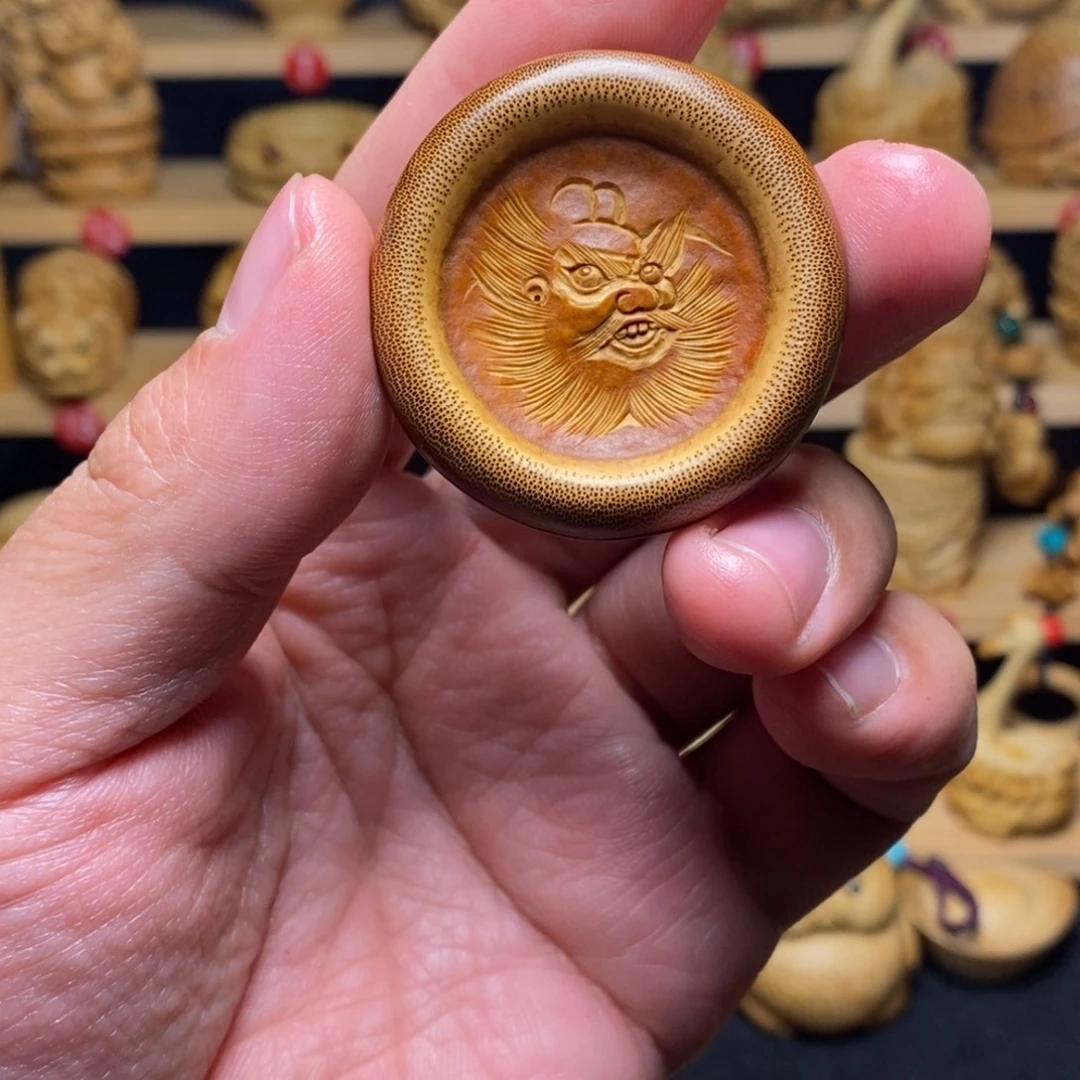 竹老竹节钟馗腰牌