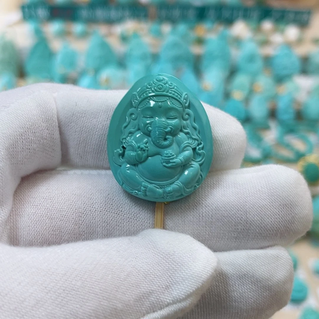 绿松石珠宝奇石未镶嵌