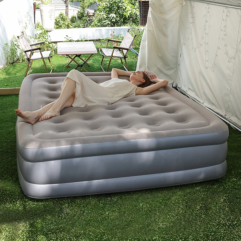 露营内置泵自动气垫床家用便携打地铺双人折叠户外帐篷抽充气床垫