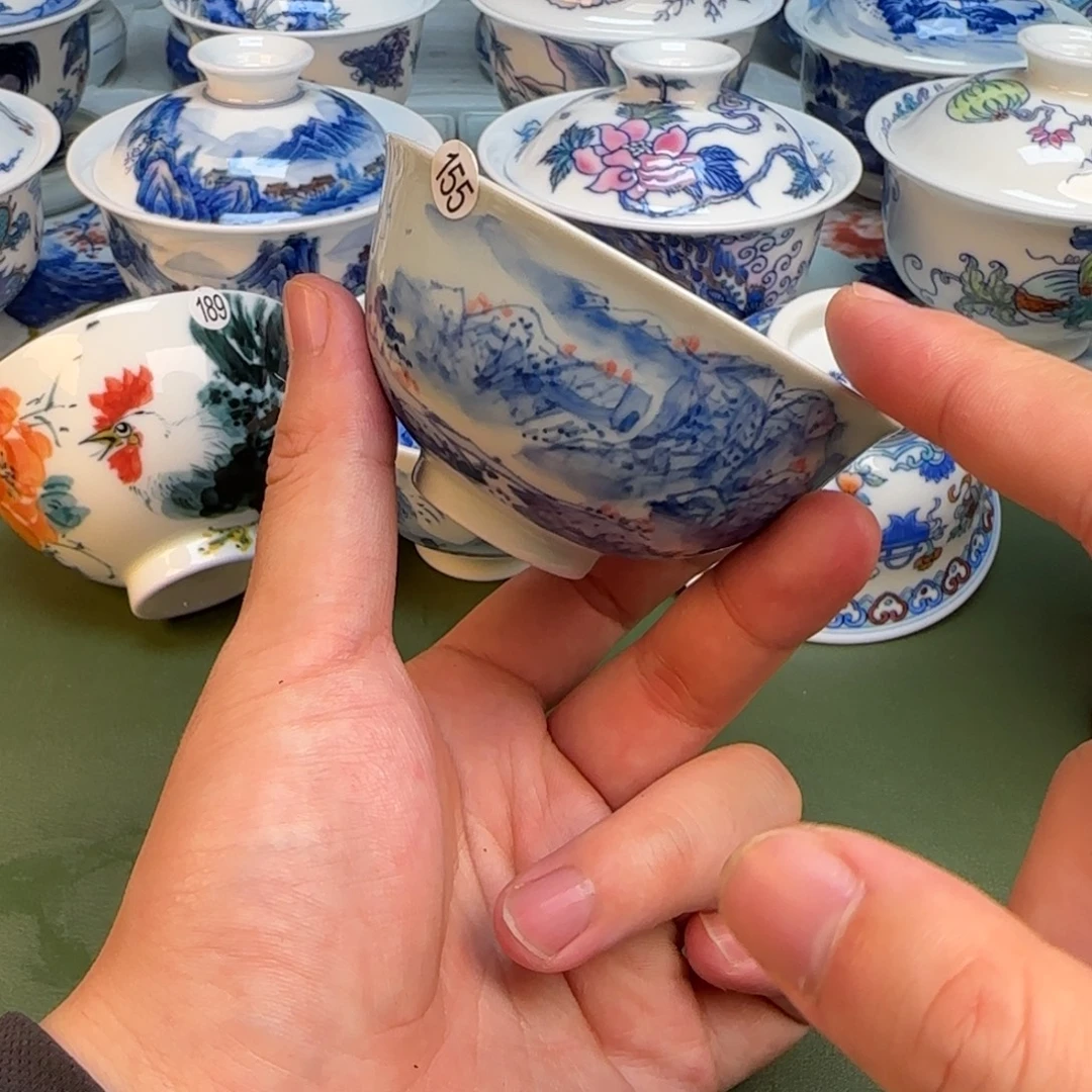 彦祖纯手工手绘茶具155