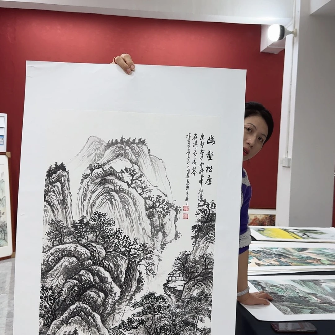 国画国画作品欣赏三尺