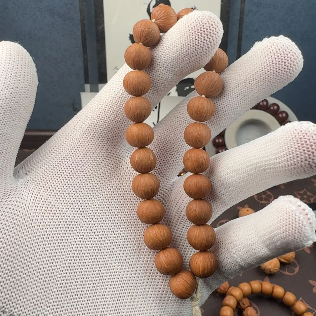 手串猴头核桃凤羽原皮10