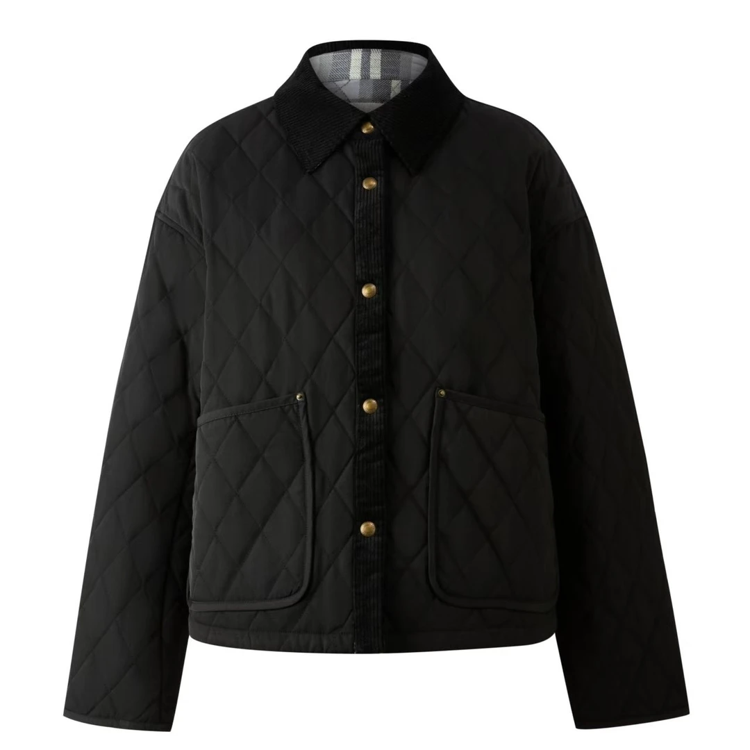 【武林总店专享】ELAND衣恋老钱风经典款保暖棉服外套EEJPF8VH01