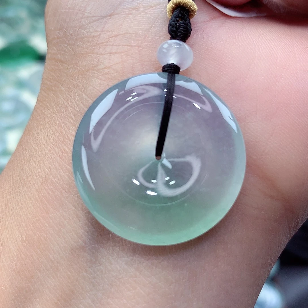 颈饰未镶嵌翡翠编号80尺寸26.9-5.7