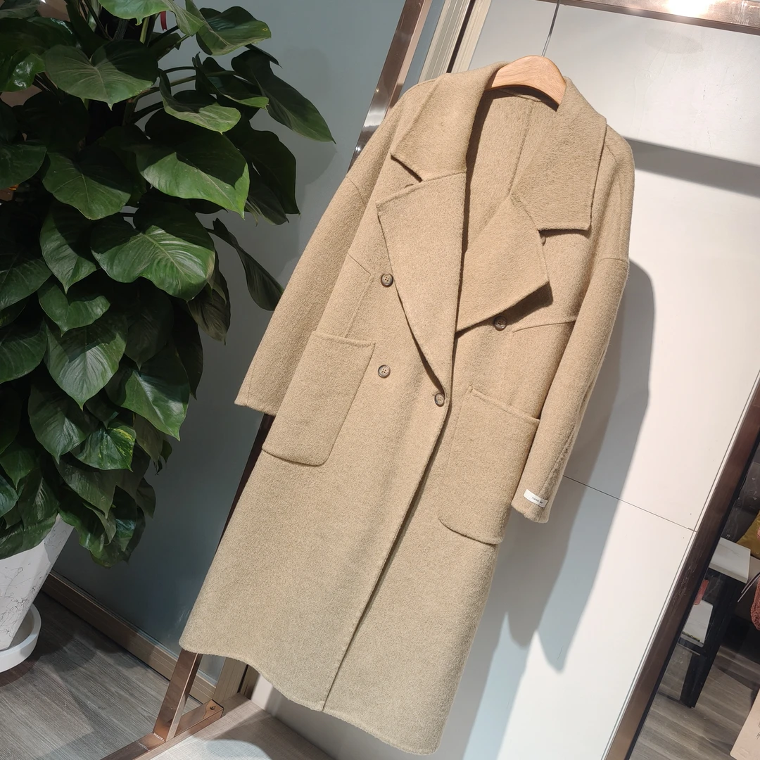 简约慵懒风大衣ZBW32461衣长110