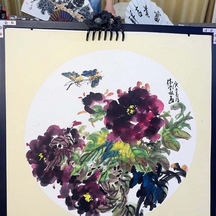 国画张圣敏先生纯手绘作品