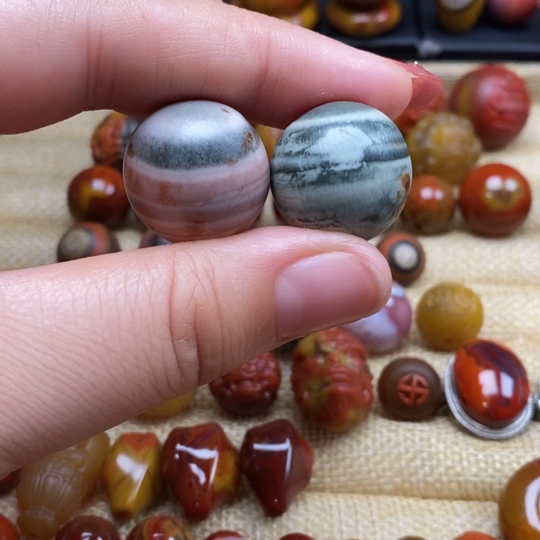 仁***者玛瑙/玉髓战国红玛瑙未镶嵌