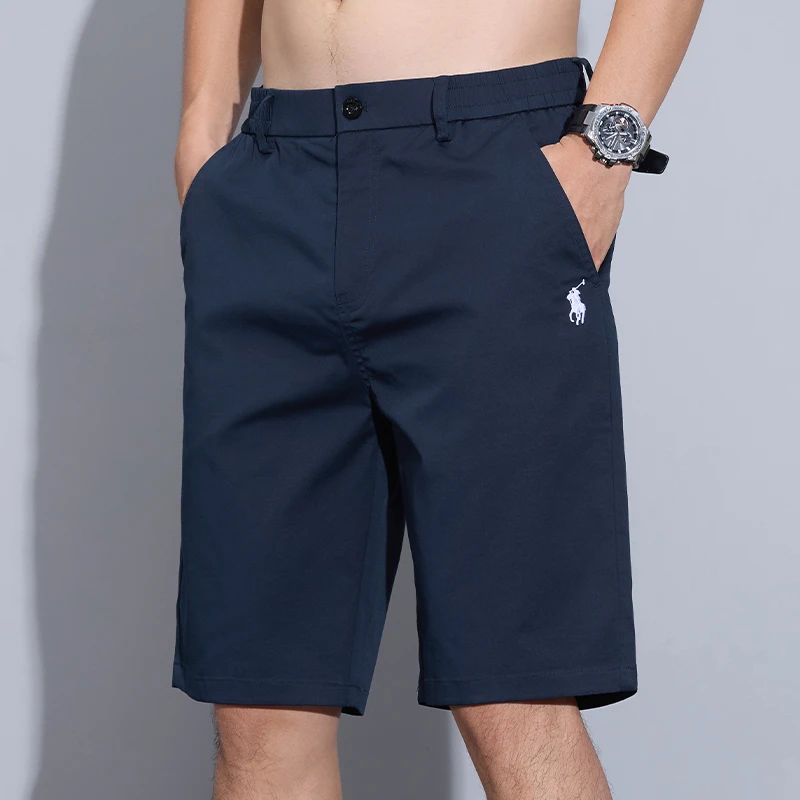 [ 97%含棉量 ]2025新款冰丝五分休闲短裤男士夏季薄款潮牌中裤803