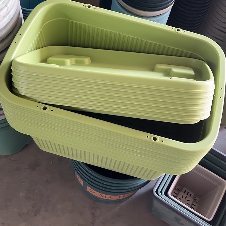 塑料A****g瑕疵高款菜盘 果绿6个加托送铲子肥料2菜种