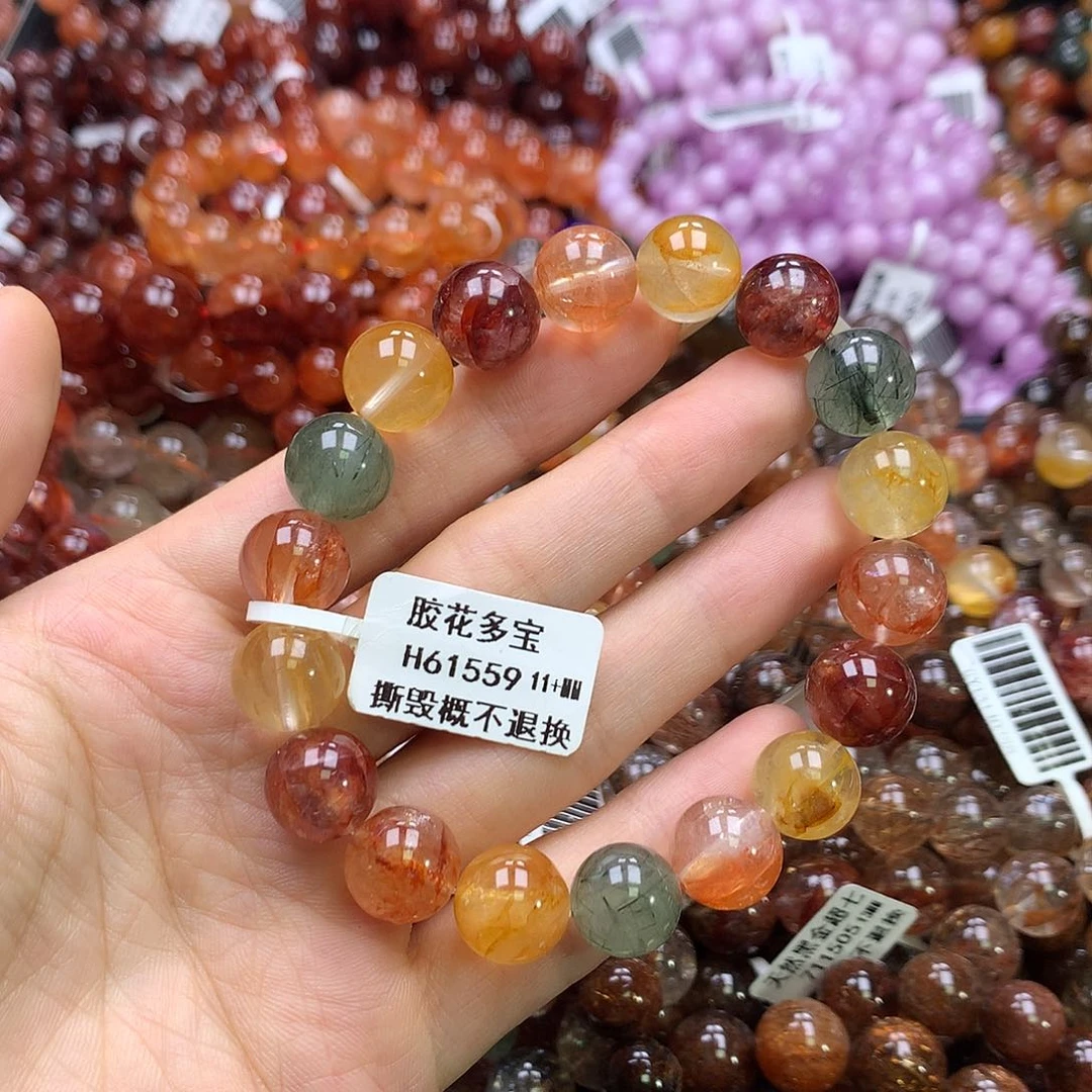 水晶手链未镶嵌，