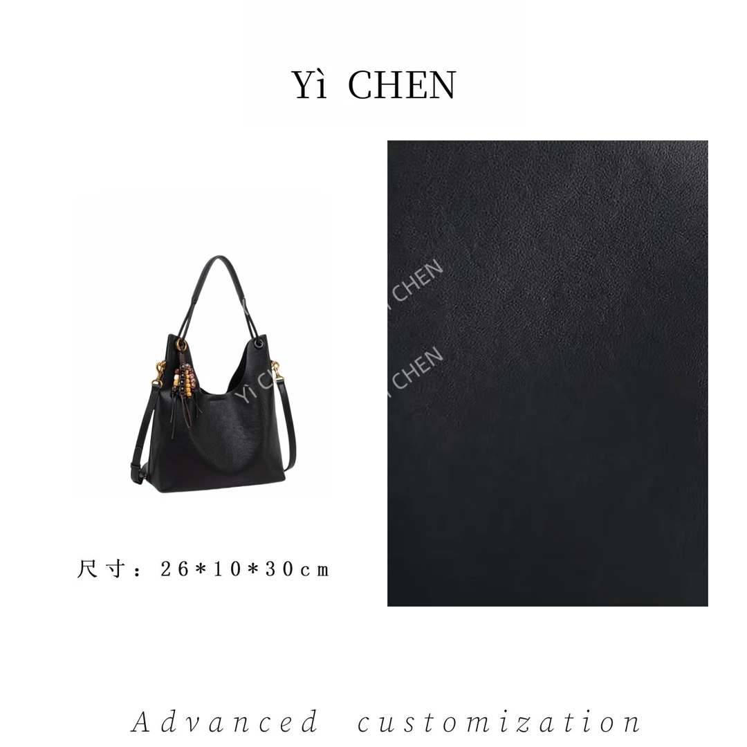 【Yì CHEN】QYX-98025-黑色 简约时尚女士新款轻奢单肩斜跨包