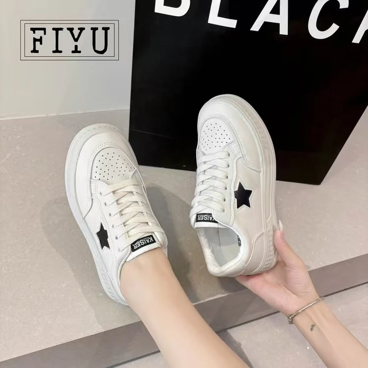 小白鞋女春夏季新款百搭小个子运动增高休闲鞋板鞋潮网面厚底鞋女