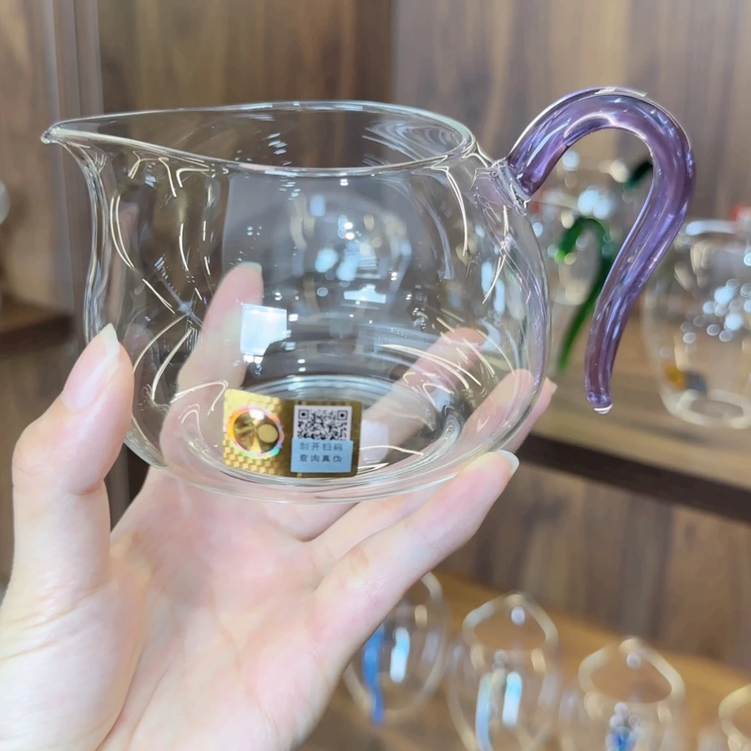 淡然浅紫色公道杯。。。