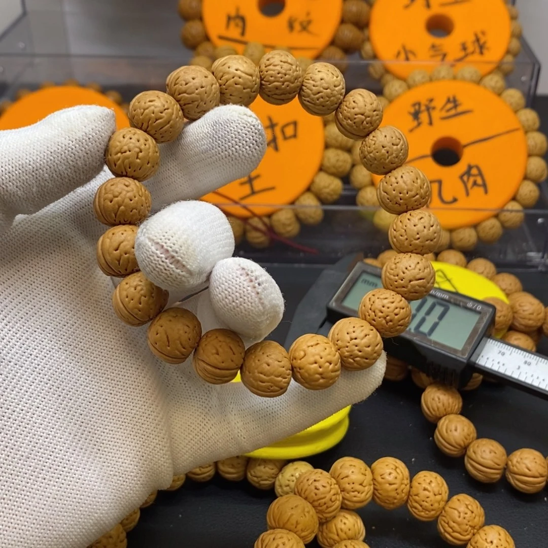 l***:桃核把件老树金丹桃核手串14