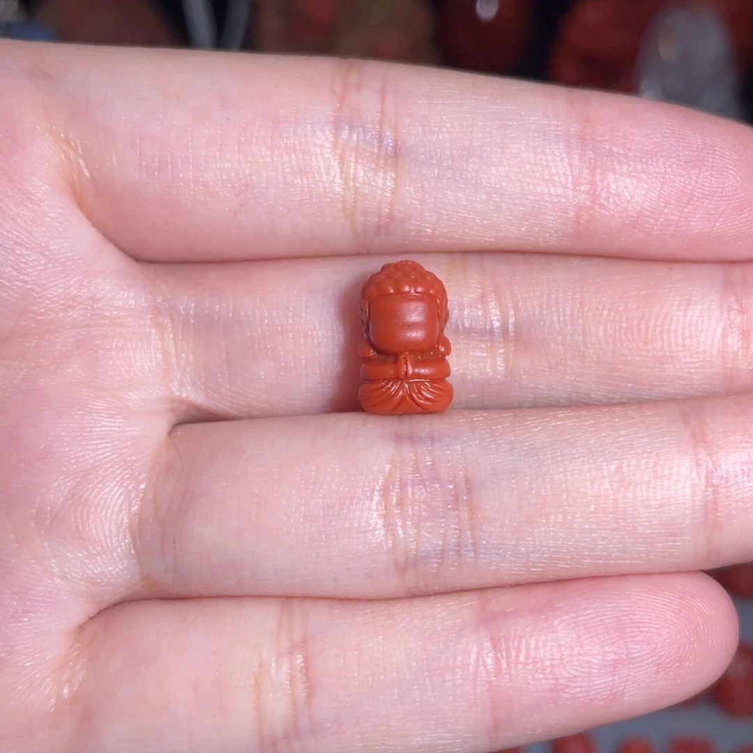 未镶嵌无相佛7mm+南红玛瑙