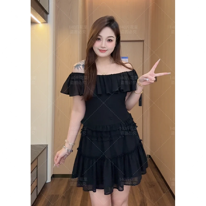 琦琦微胖定制~【遇见彩虹】夏季新款时尚减龄两穿活力感多巴胺套装