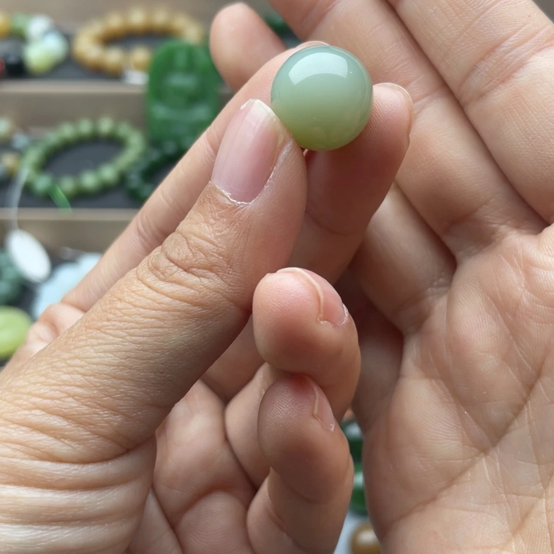 和田玉未镶嵌手链14碧玉瓷白