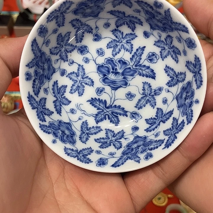 河***姐摆件青花笔锋浓转淡出