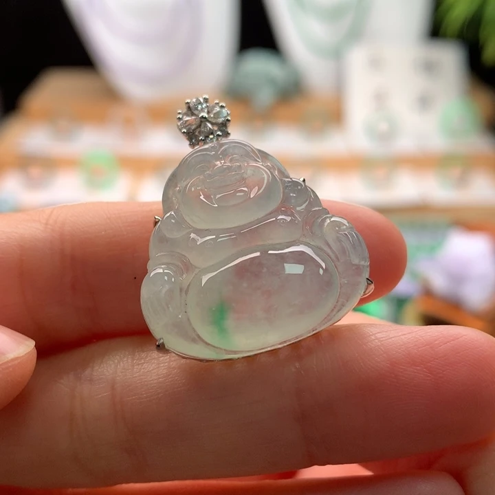 翡翠未镶嵌颈饰天然缅甸A货翡翠