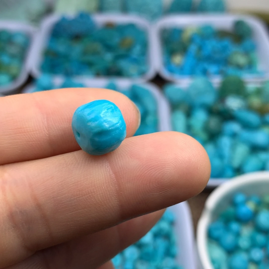 绿松石未镶嵌吊坠(不含链)11×10