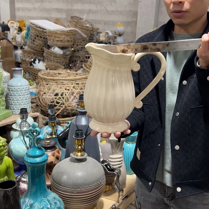 摆件高度25厘米口径11厘米微瑕捡漏