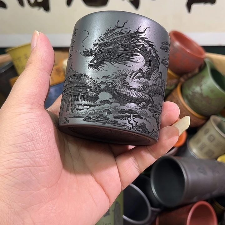 茶杯紫砂全手工紫砂主人杯