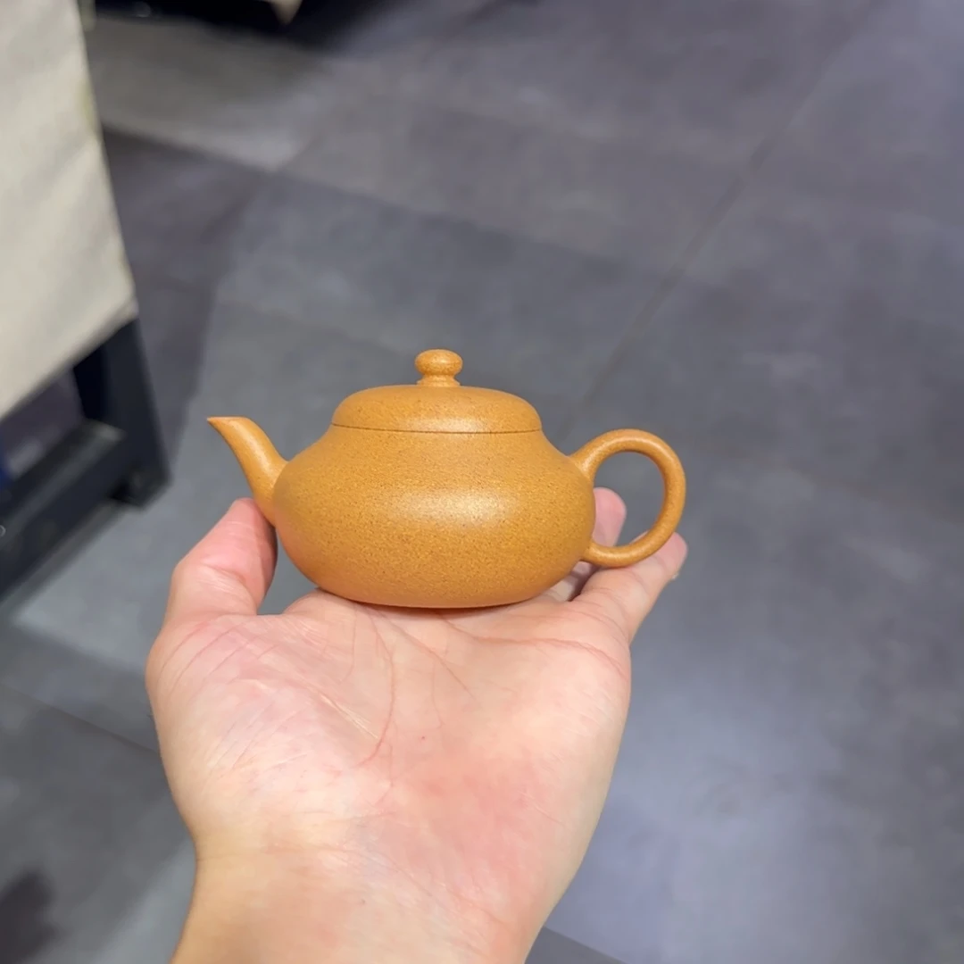 家****茶壶紫砂君乐 冷金黄 120cc