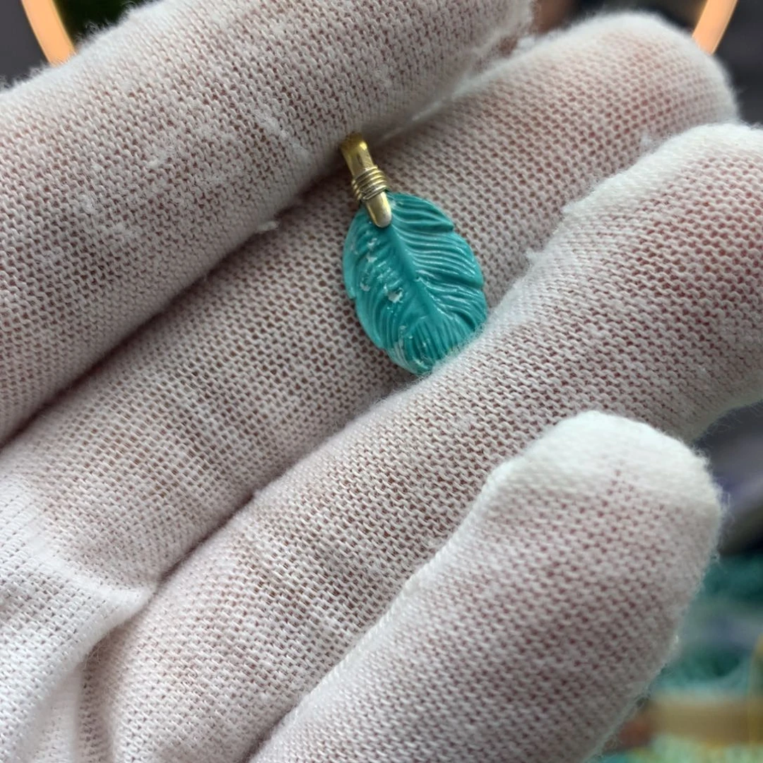 绿松石挂件未镶嵌