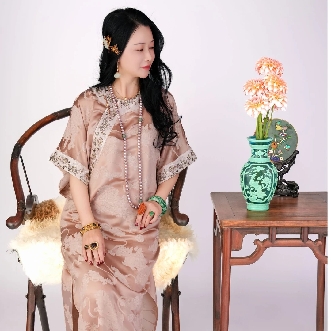 【云裳溪2025｜3月重庆新款】国风粉色长裙